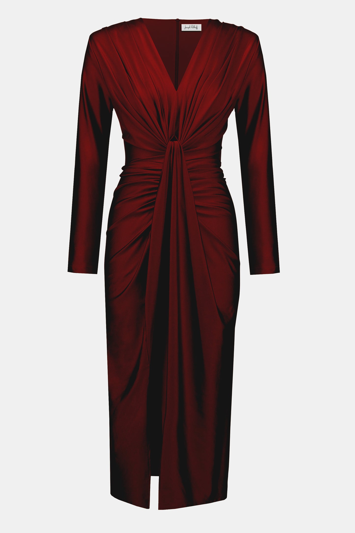 Joseph Ribkoff Ruched Style Midi Dress
