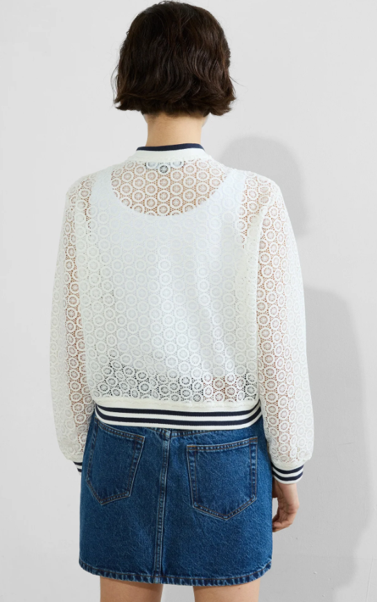 French Connection Lace Bomber