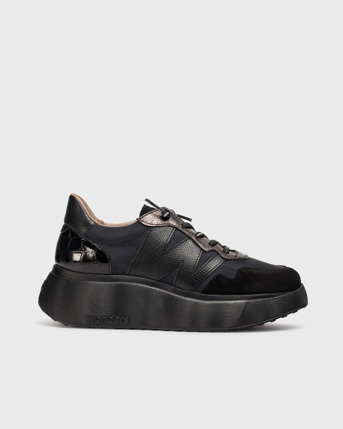 Wonders Suede and Leather Mix Trainers