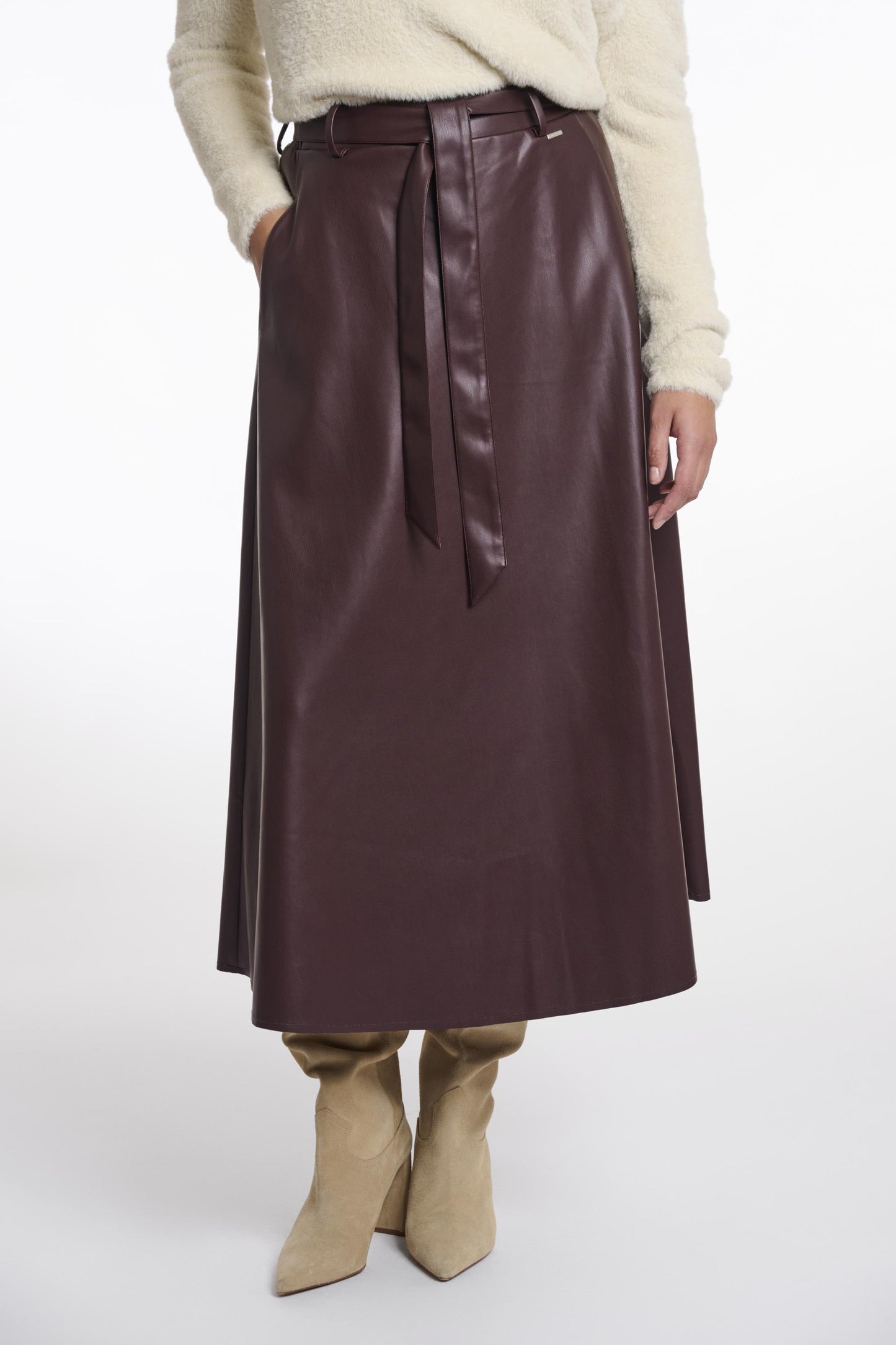 Rino & Pelle Chelsea Leather Skirt