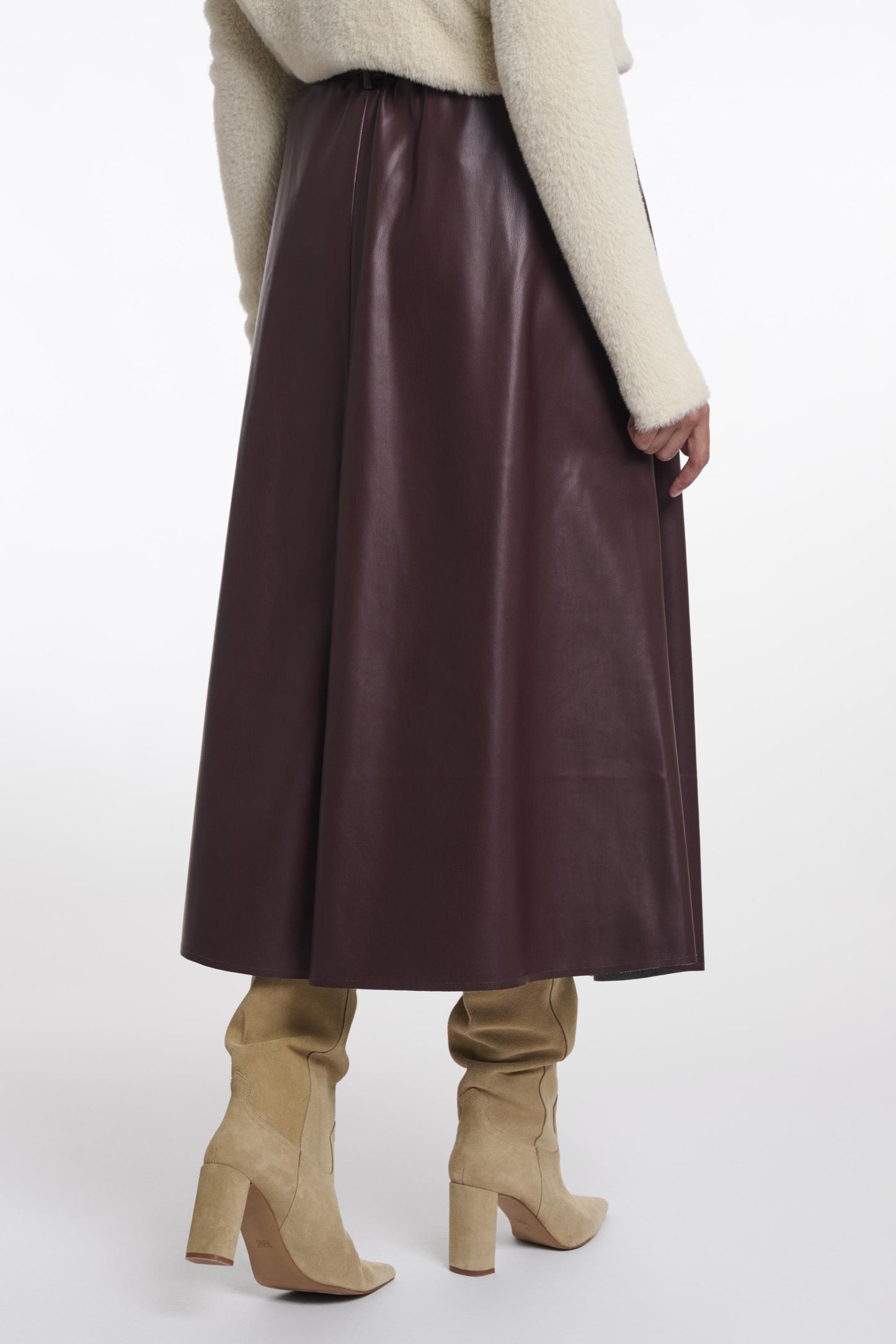 Rino & Pelle Chelsea Leather Skirt