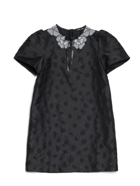 Sister Jane Bluebell Jacquard Mini Dress