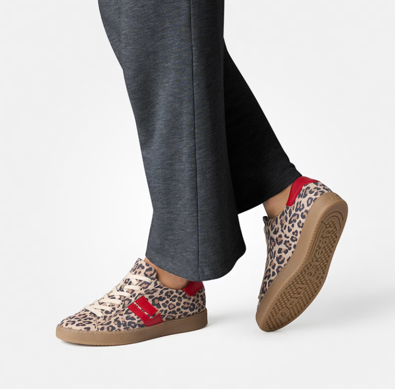 Paul Green Leopard & Red Trainers
