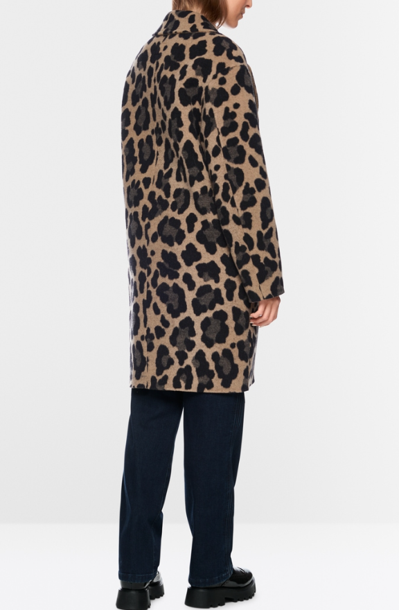 Marccain Leopard Reversible Coat