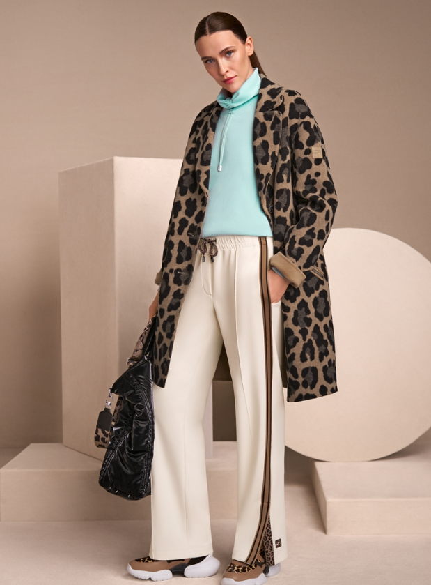 Marccain Leopard Reversible Coat