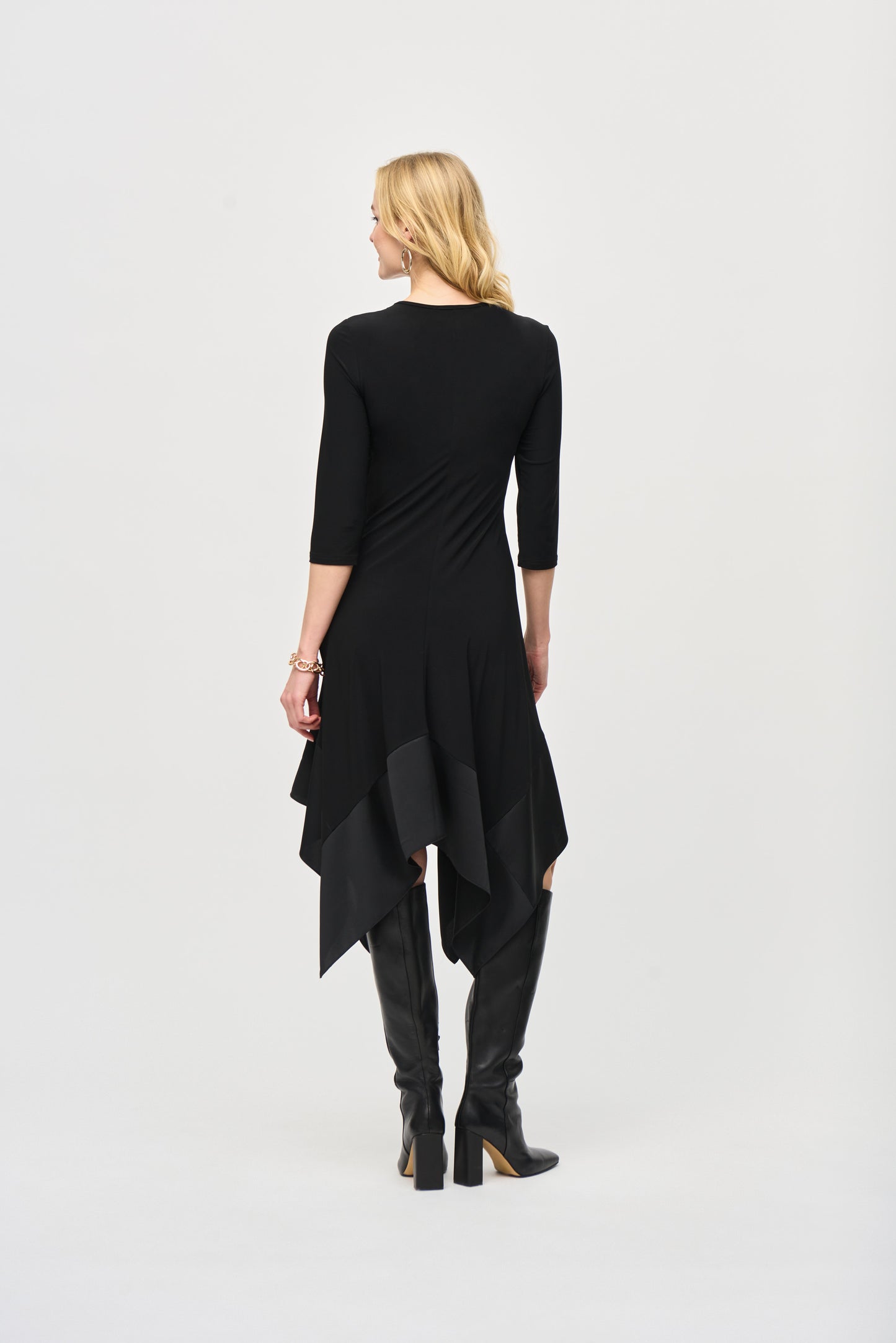 Joseph Ribkoff Silky Knit Handkerchief Dress