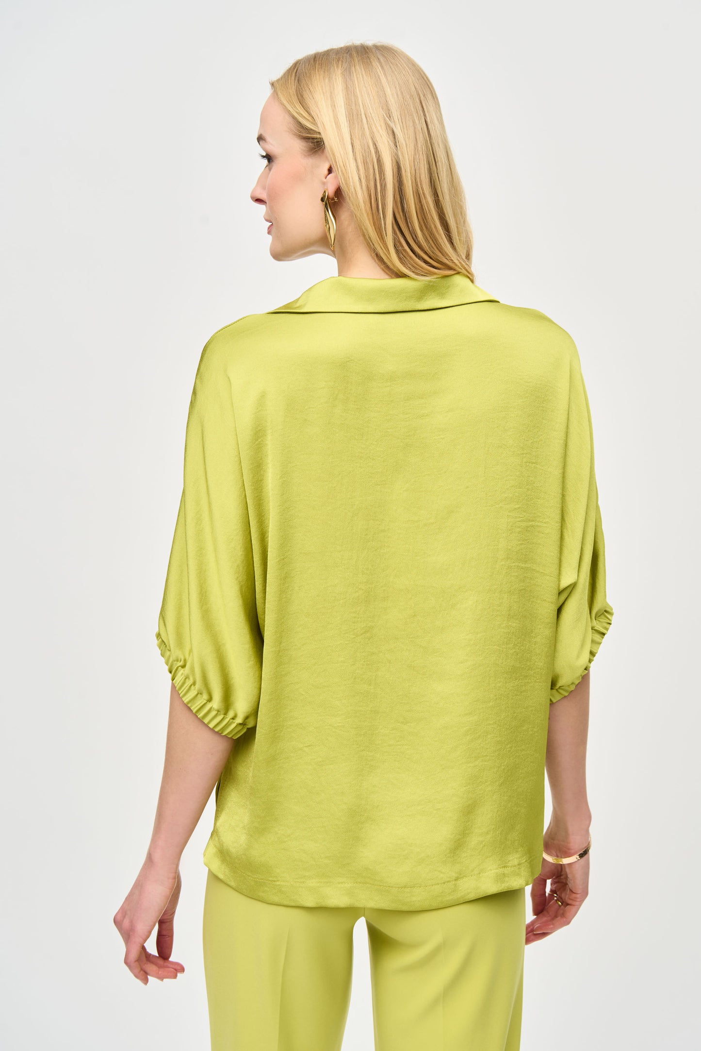 Joseph Ribkoff Collared Satin Top