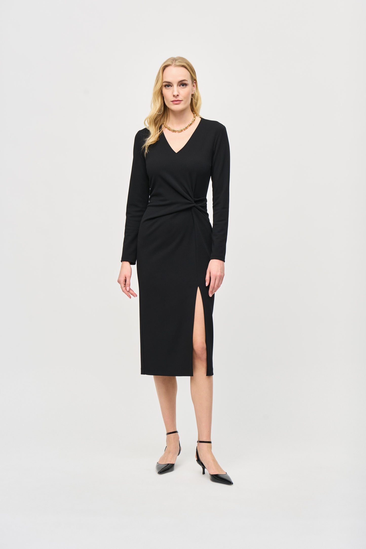 Joseph Ribkoff Scuba Crepe Sheath Dress