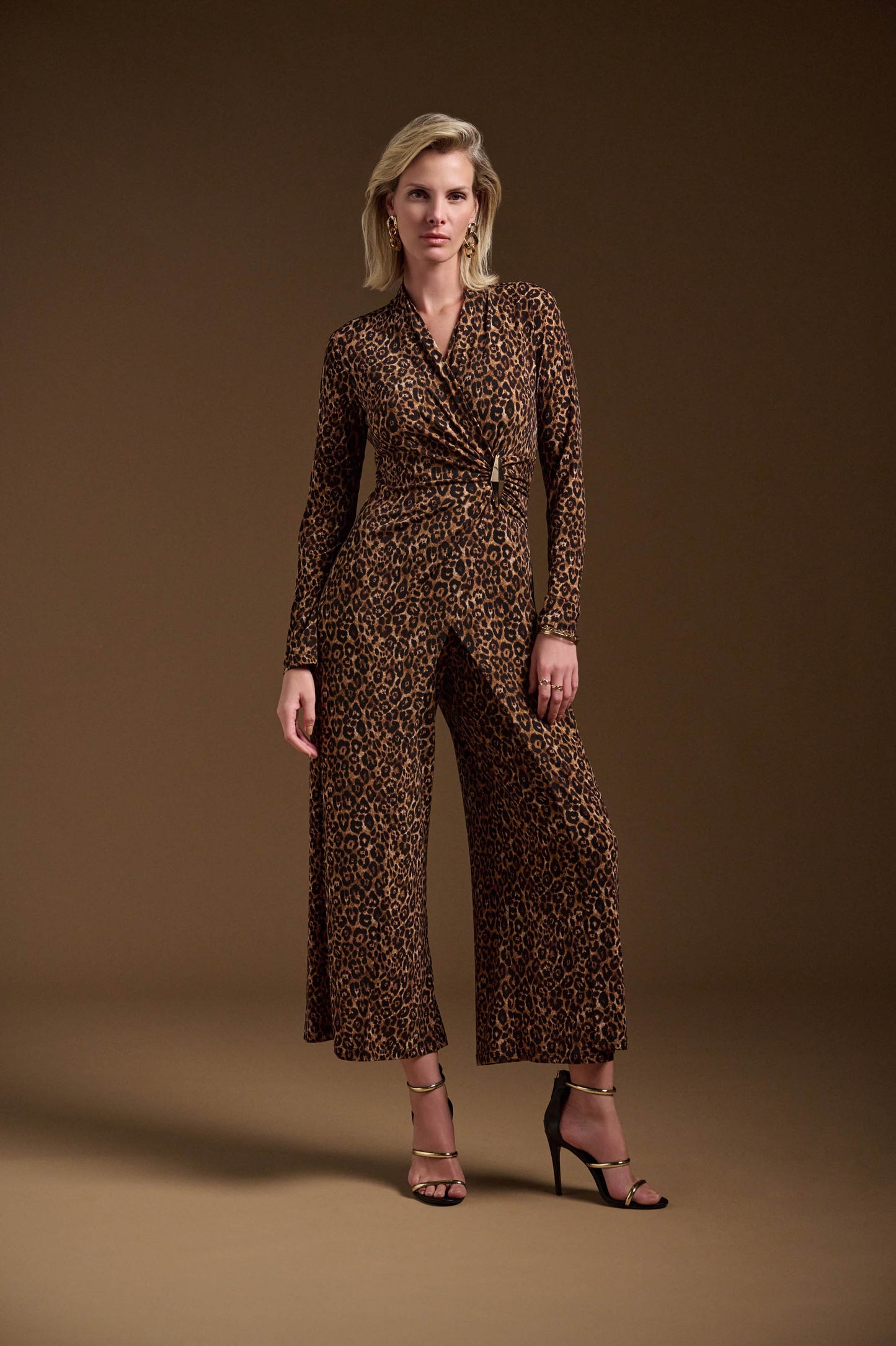 Joseph Ribkoff Leopard Print Jumpsuit