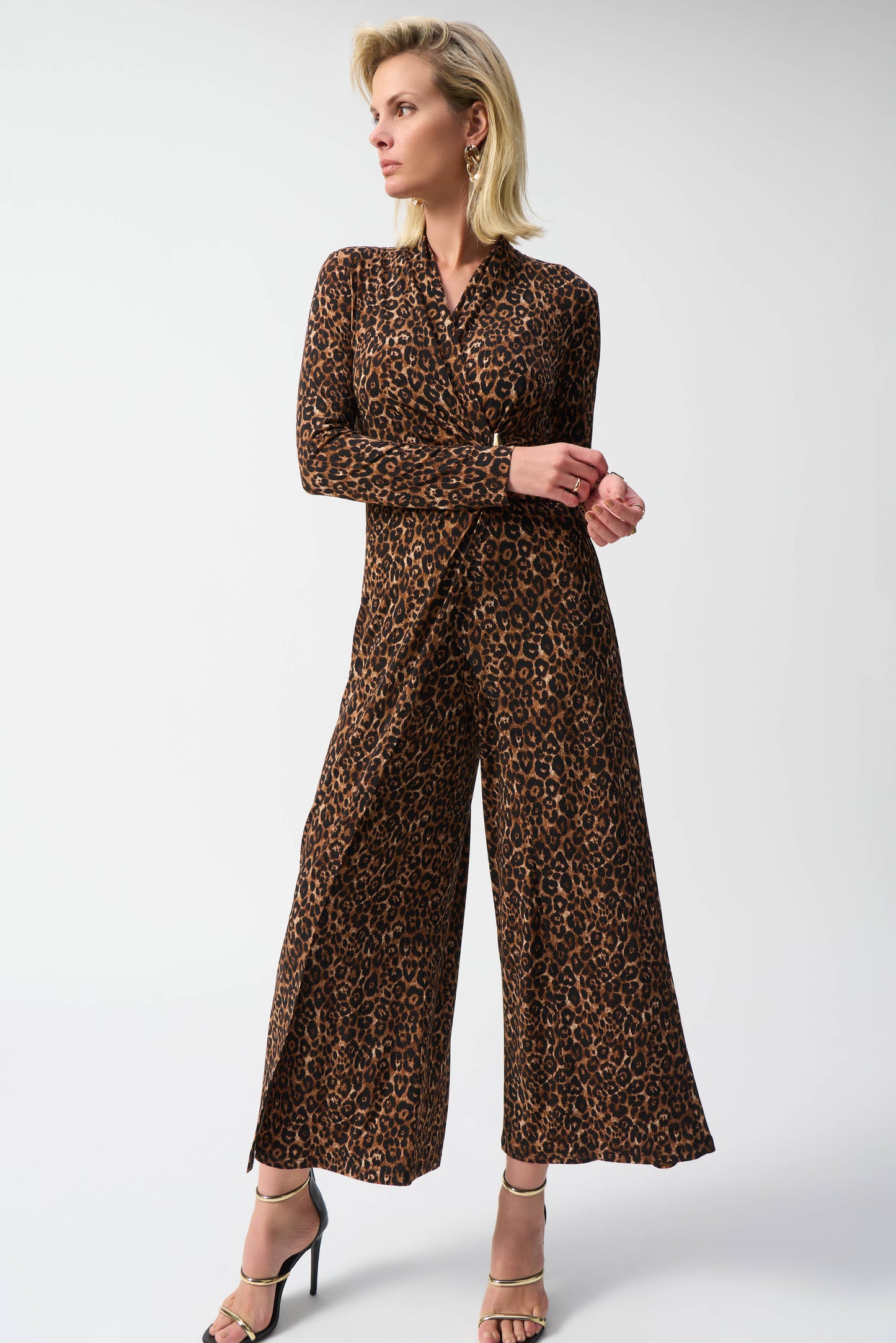 Joseph Ribkoff Leopard Print Jumpsuit