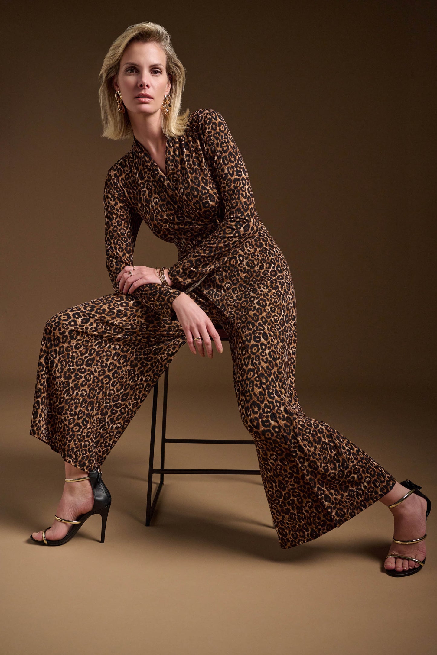 Joseph Ribkoff Leopard Print Jumpsuit