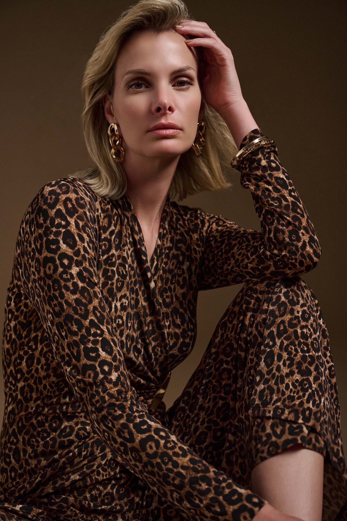 Joseph Ribkoff Leopard Print Jumpsuit