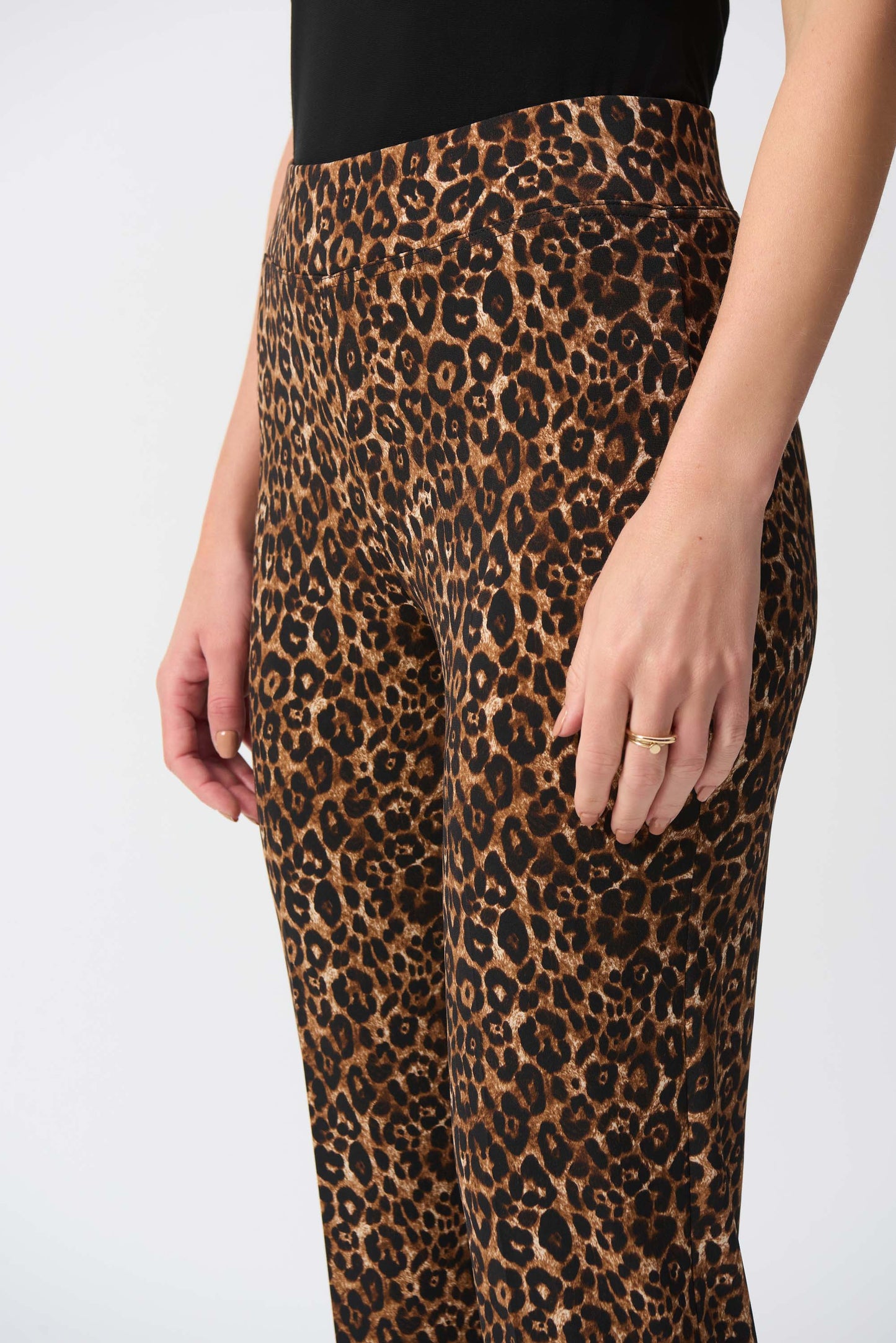 Joseph Ribkoff Silky Knit Animal Print Pull-On Pants