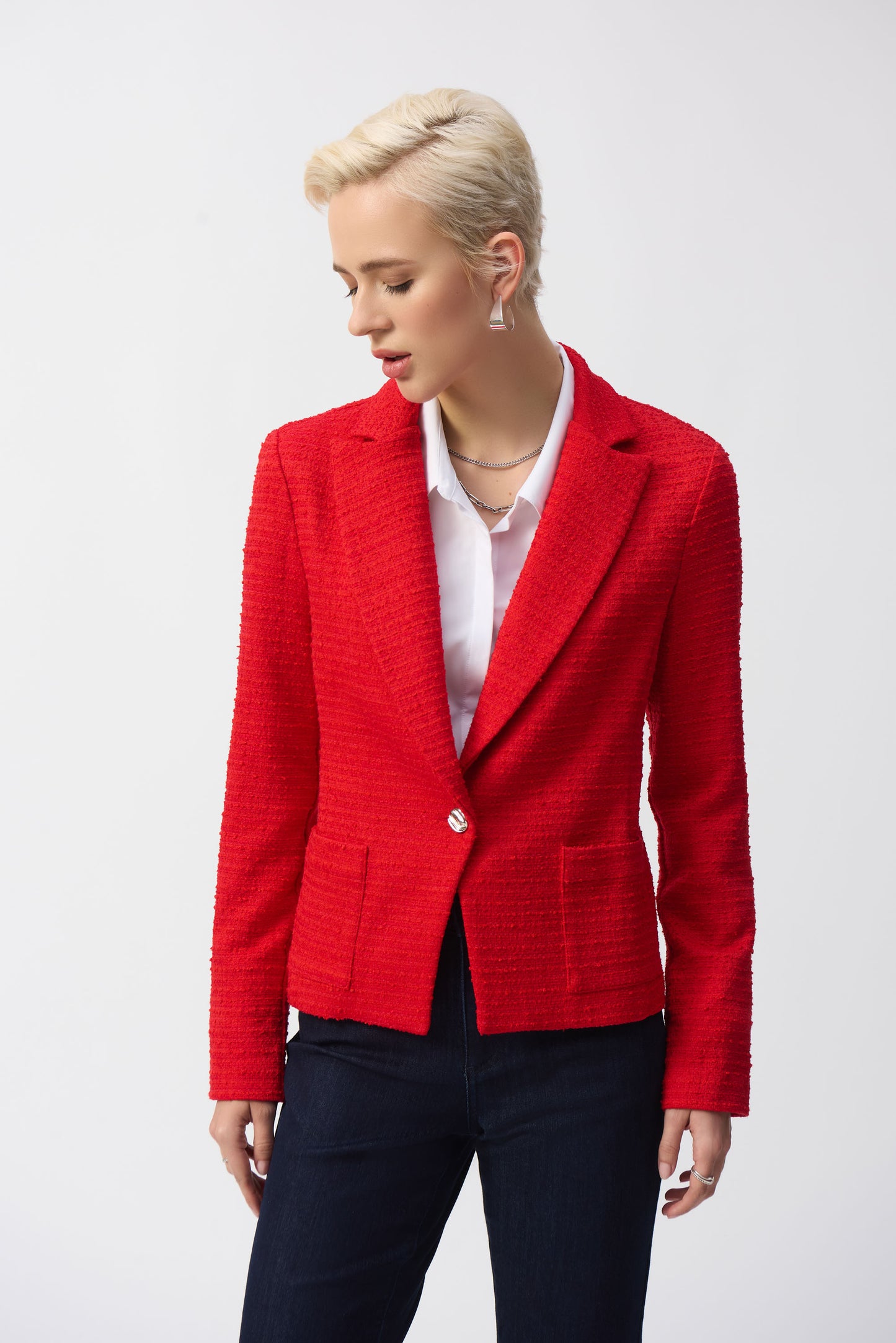 Joseph Ribkoff Boucle Fitted Blazer