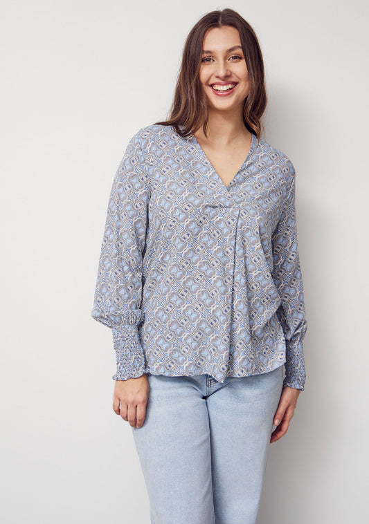 Isay Cara Printed Blouse