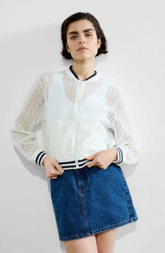 French Connection Lace Bomber