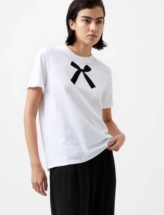 French Connection Bow Tee