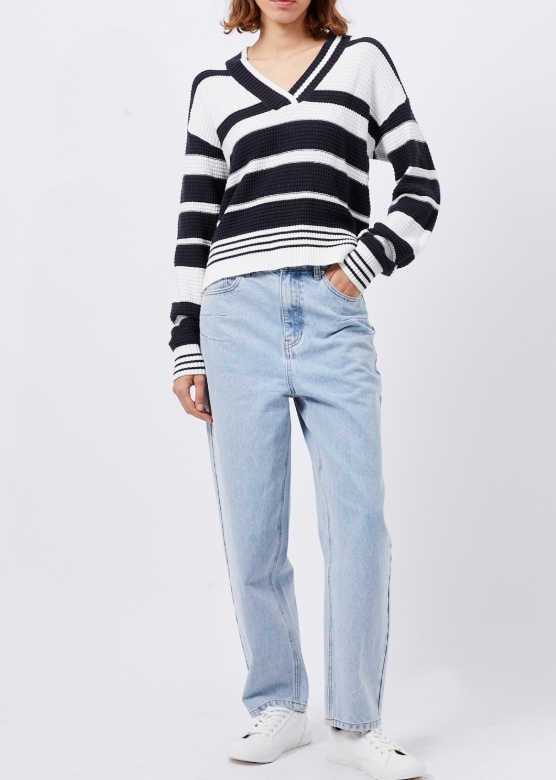 French Connection Lily Striped Jumper