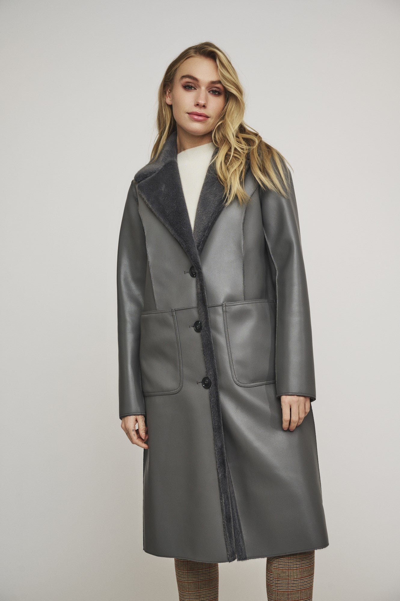 Rino & Pelle Jula Reversible Coat