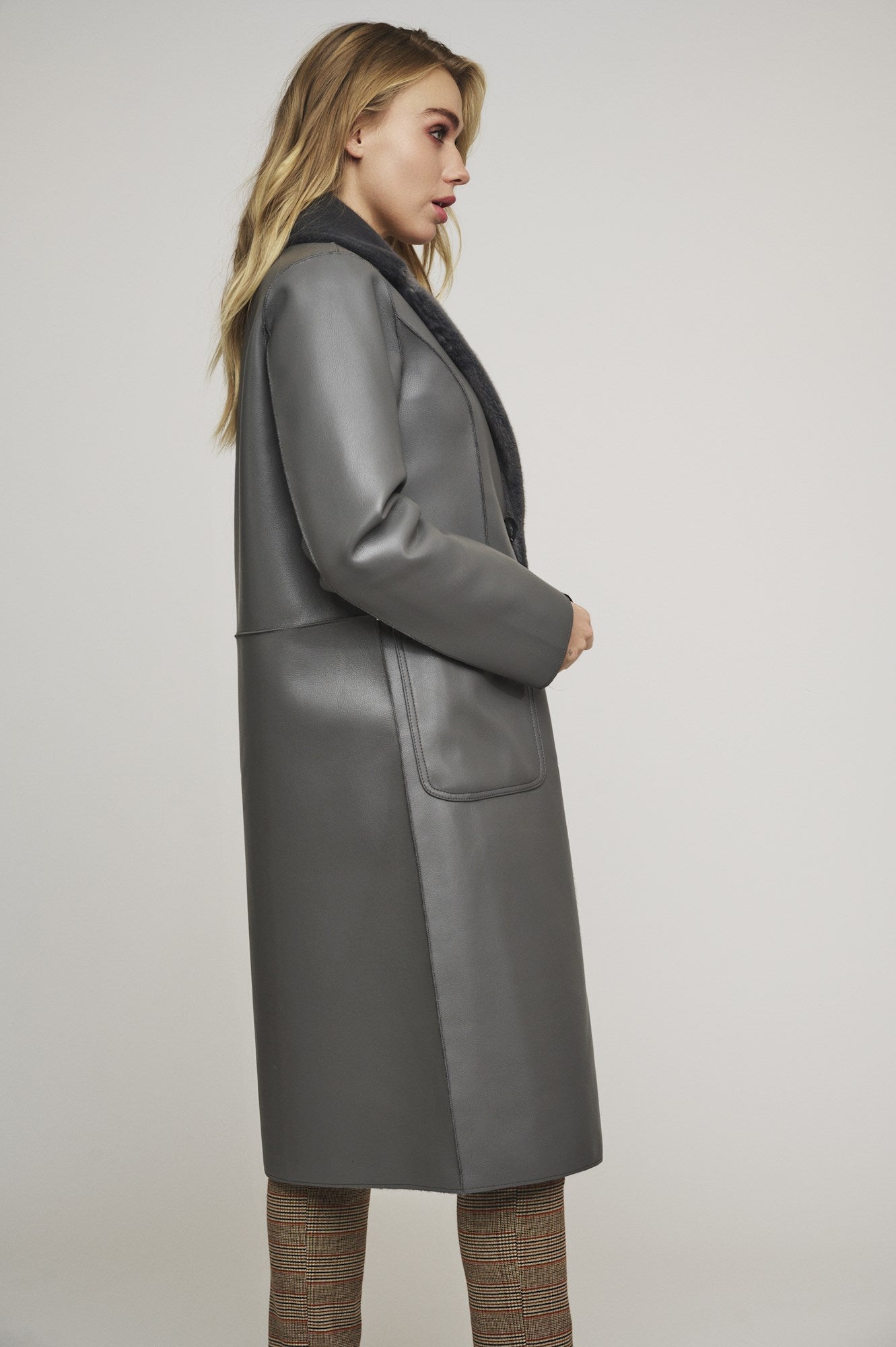 Rino & Pelle Jula Reversible Coat