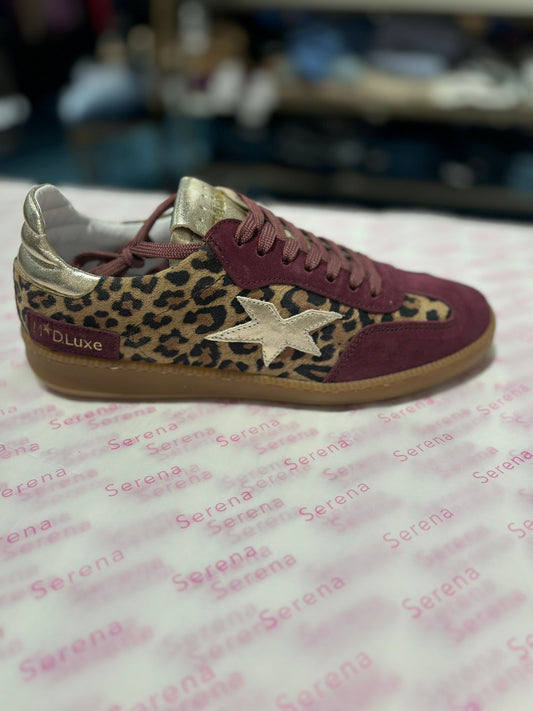 Meline Leopard Trainers