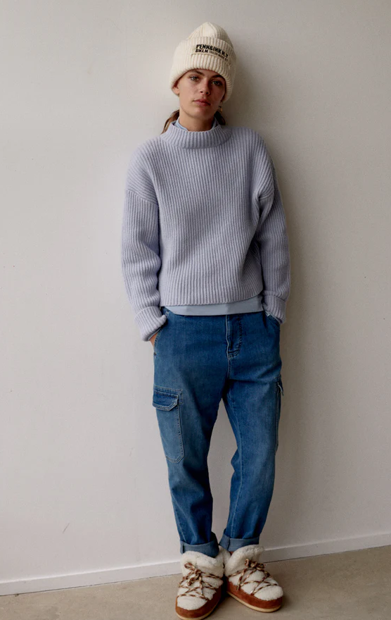 Penn & Ink Ribbed Knit Jumper