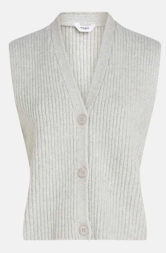 Penn & Ink Sleeveless Cardigan