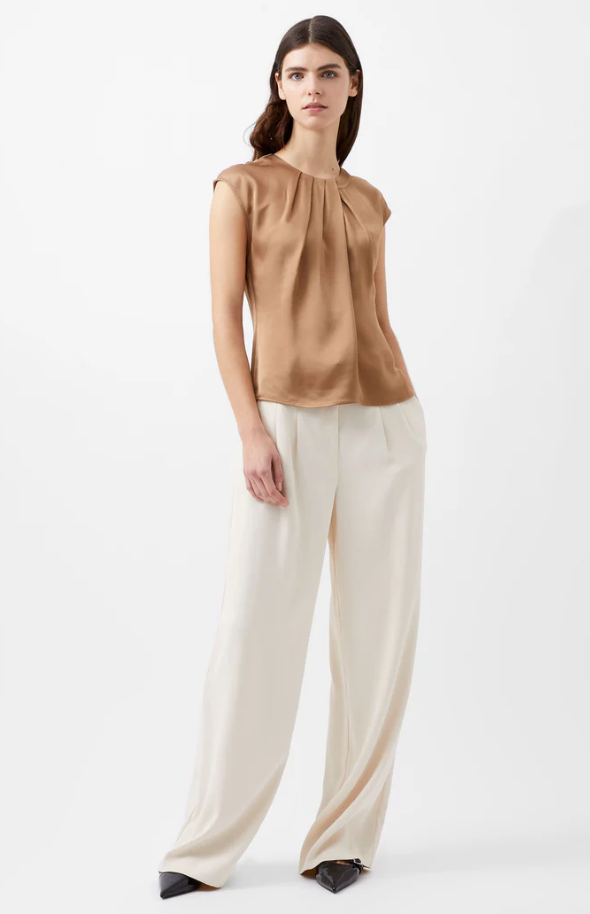 French Connection Ennis Satin Top