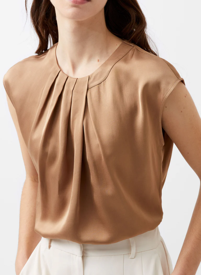 French Connection Ennis Satin Top