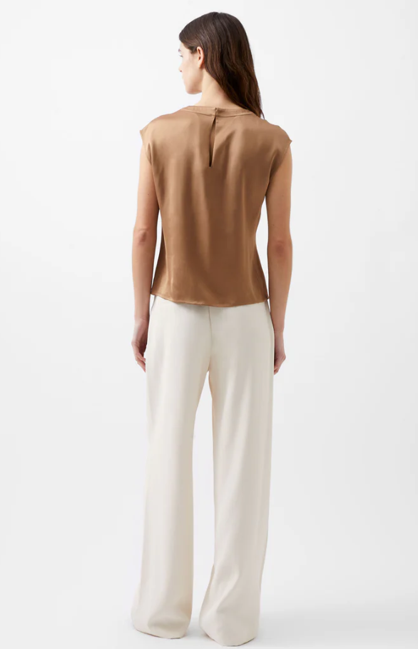 French Connection Ennis Satin Top