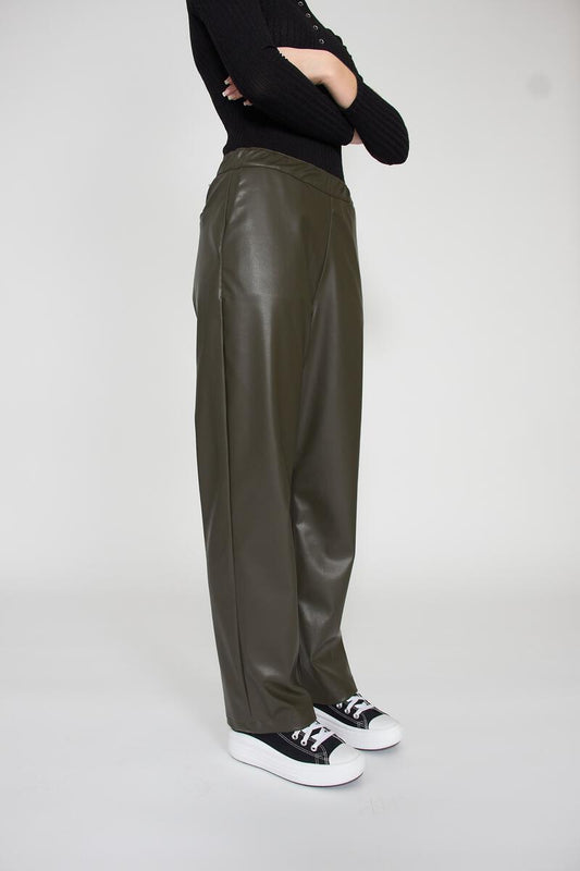 Reiko Venise Leather Trousers